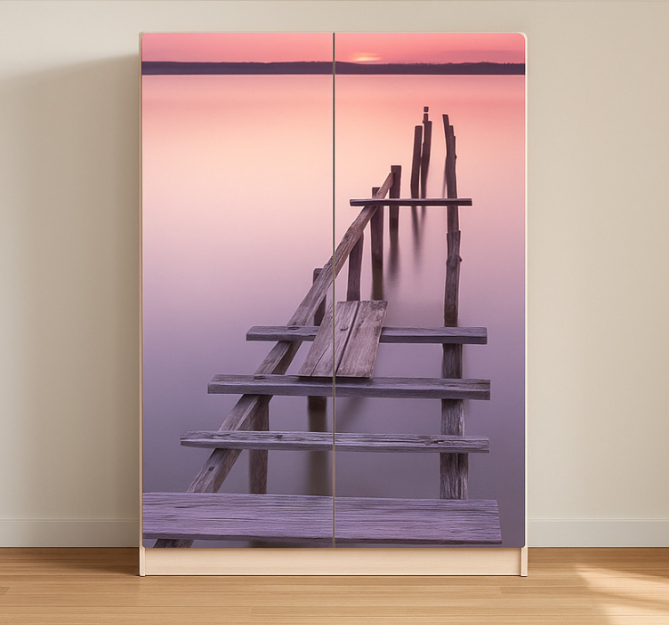 家具贴纸 日落甲板 - TenStickers