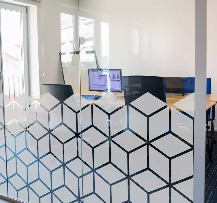 贴纸 其他形状 立方体几何 - TenStickers