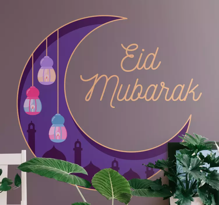 节日贴纸与新月灯笼 - TenStickers