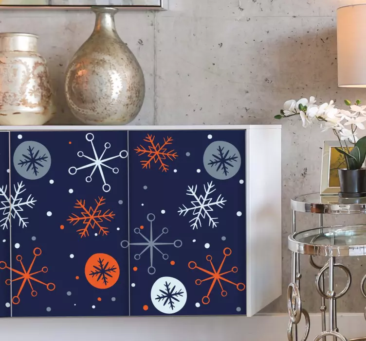 节日贴纸冬季图案设计 - TenStickers