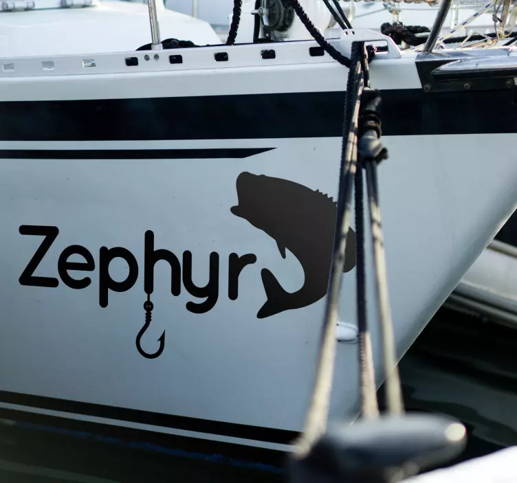 贴纸 个性贴纸 钩钓鱼 - TenStickers