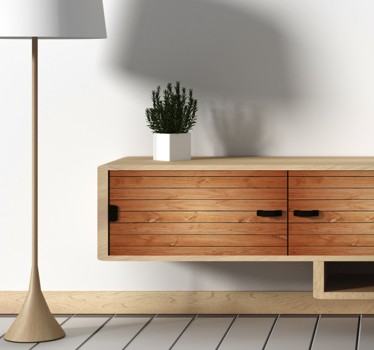 仿实木复合地板家具贴纸 - TenStickers