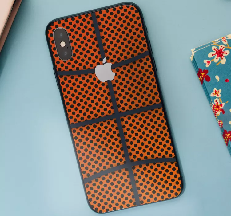 苹果手机贴纸篮球图案 - TenStickers