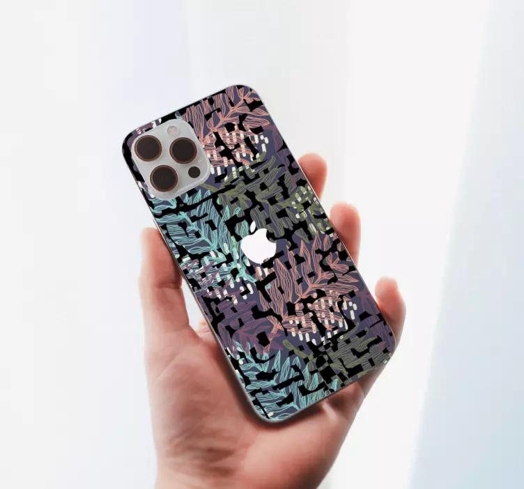 苹果手机贴纸植物叶子图案 - TenStickers