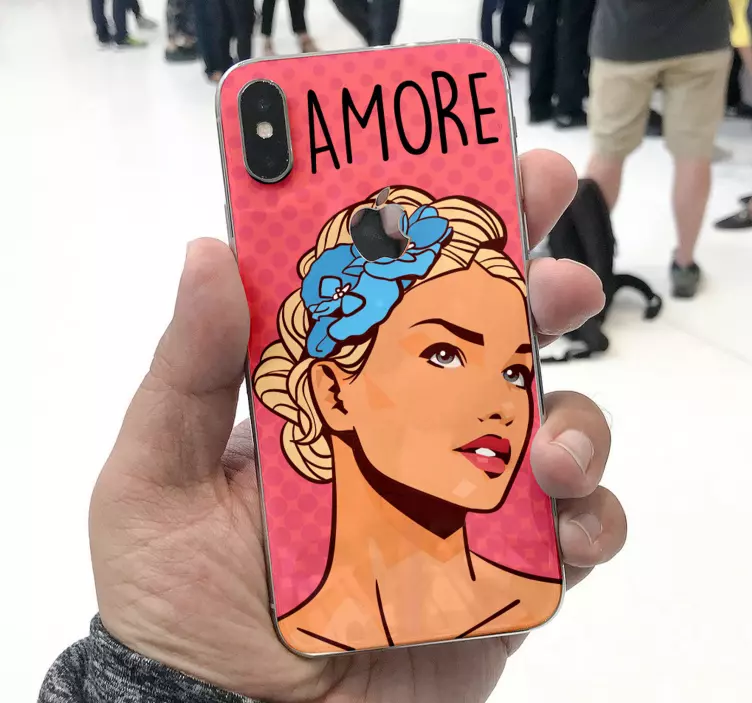 苹果手机贴纸展现女性情感之爱 - TenStickers