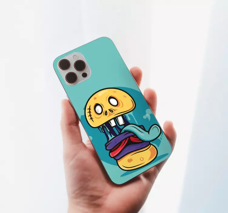 苹果手机贴纸恐怖骷髅汽水 - TenStickers