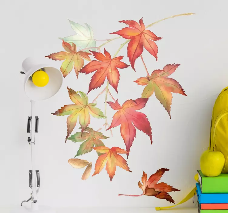 日本枫叶墙贴 - TenStickers