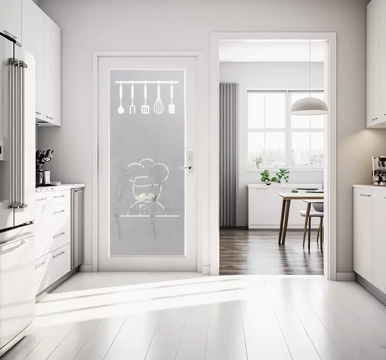 厨房炊具门贴 - TenStickers