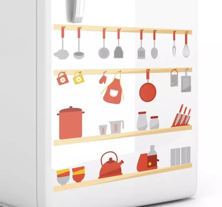 厨房用具墙贴纸 - TenStickers