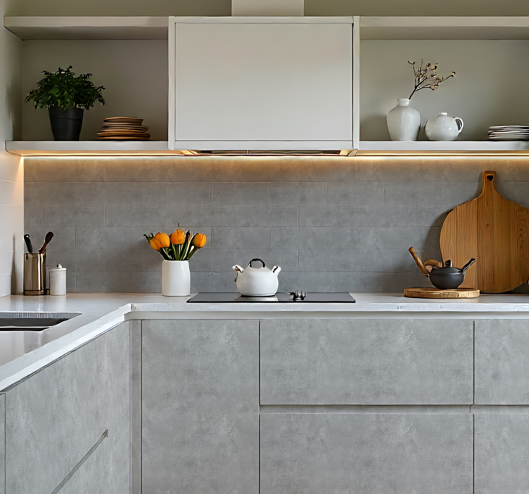 贴纸 厨房墙贴 仿石效果 - TenStickers