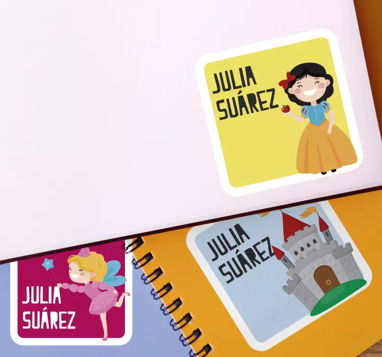 笔记本的标签童话故事贴纸 - TenStickers