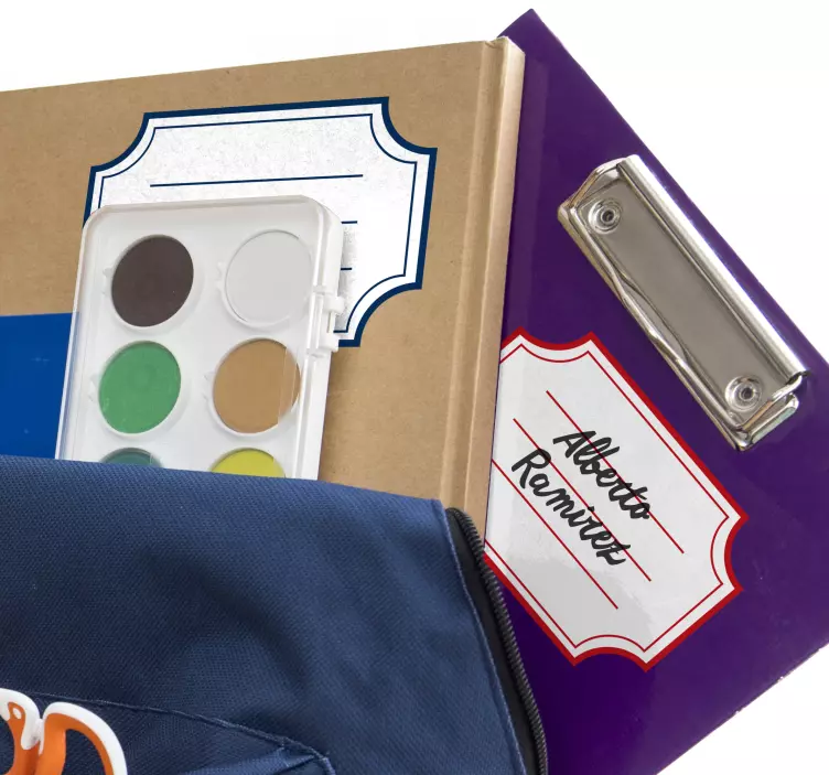 学校用品的标签教育贴花 - TenStickers