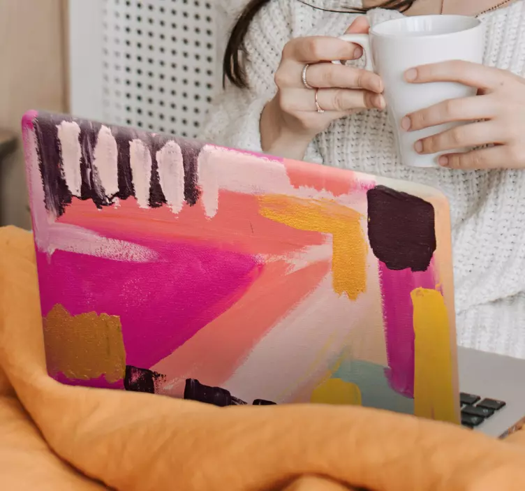 笔记本电脑皮肤抽象色彩图案 - TenStickers