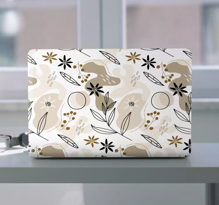 笔记本电脑皮肤植物元素组成 - TenStickers