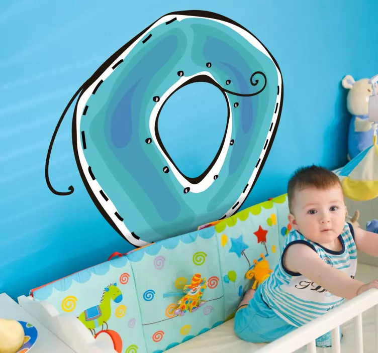 字母o贴纸 - TenStickers