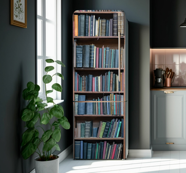 贴纸  冰箱贴纸 图书馆书架 - TenStickers