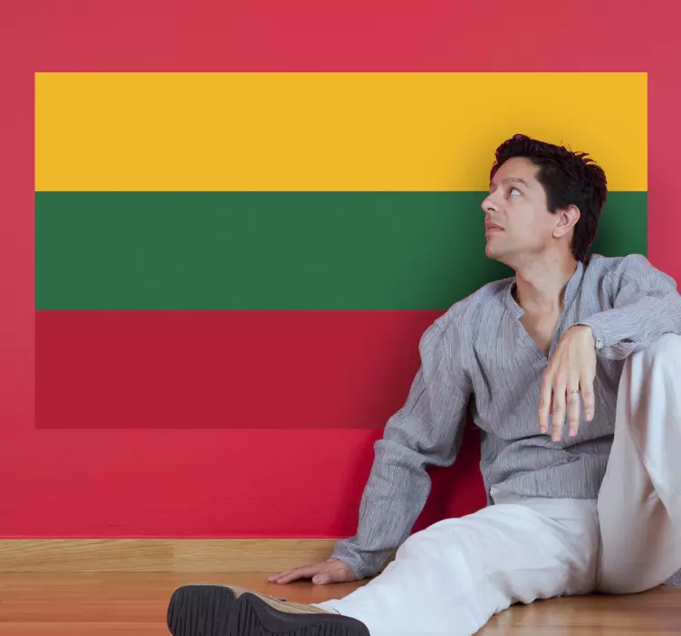 立陶宛国旗贴纸 - TenStickers