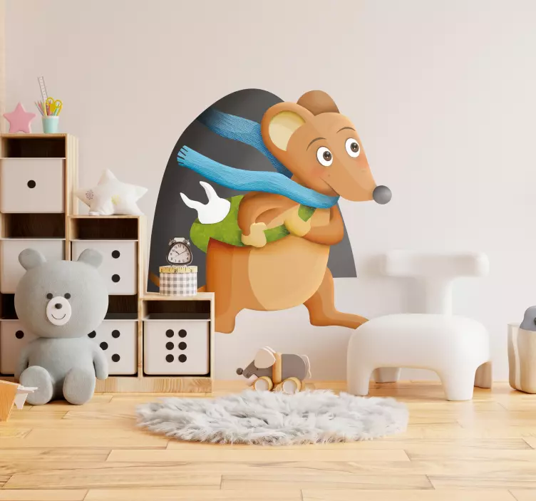 小老鼠佩雷斯童话故事贴纸 - TenStickers