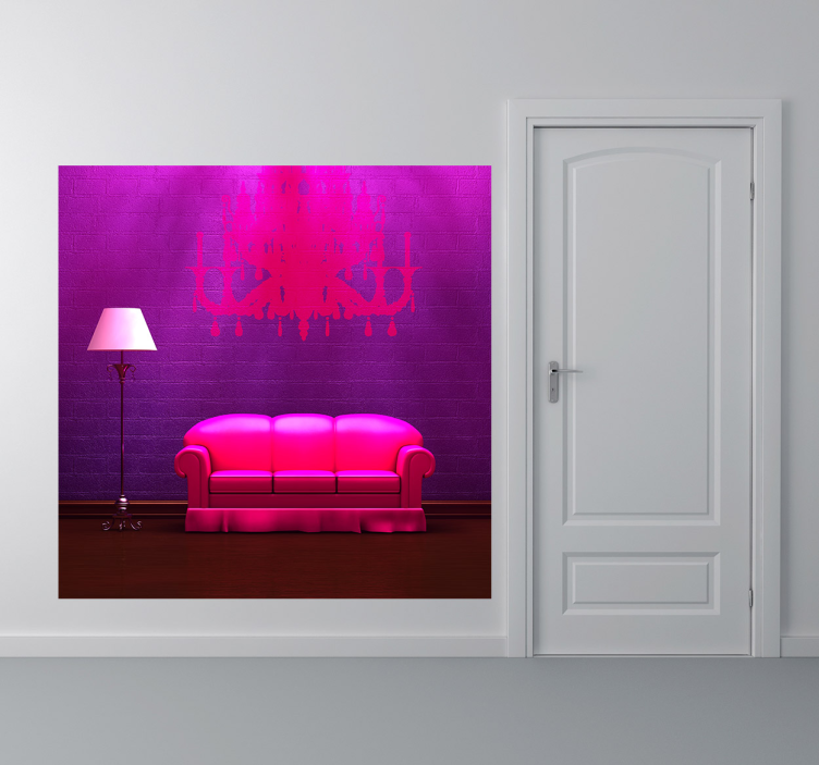 贴纸 客厅墙贴 装饰沙发与灯具的贴膜 - TenStickers