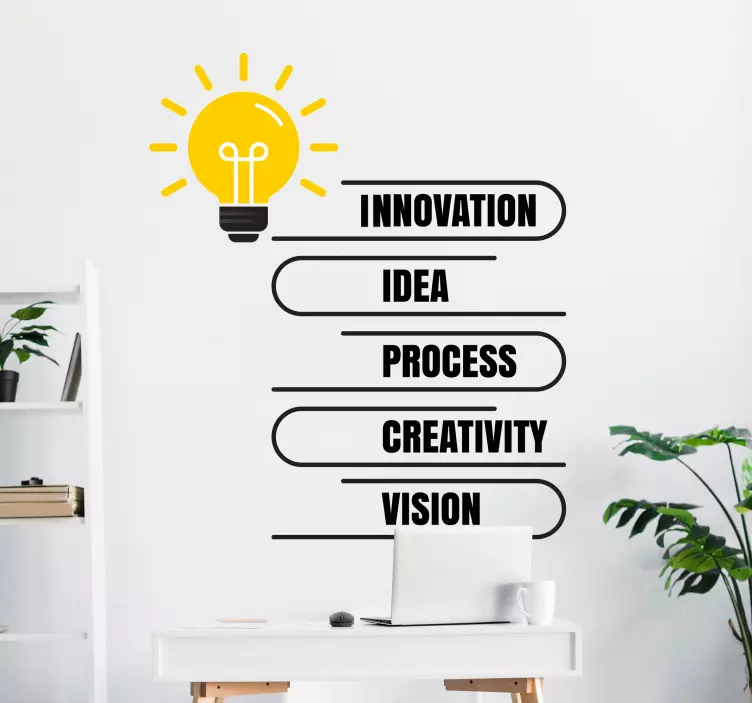 贴纸带来创意灵感概念 - TenStickers