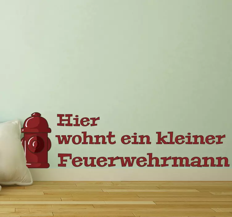 贴纸 消防栓装饰 - TenStickers