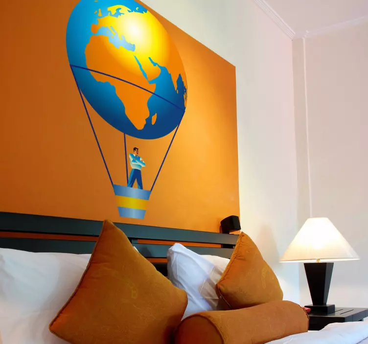 贴纸热气球飞行 - TenStickers