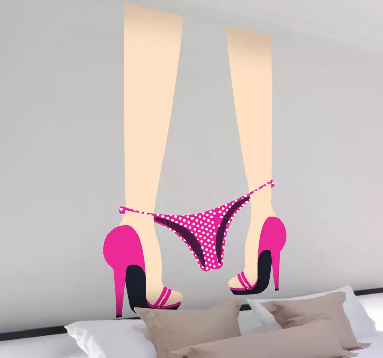 失去内衣色情贴纸 - TenStickers