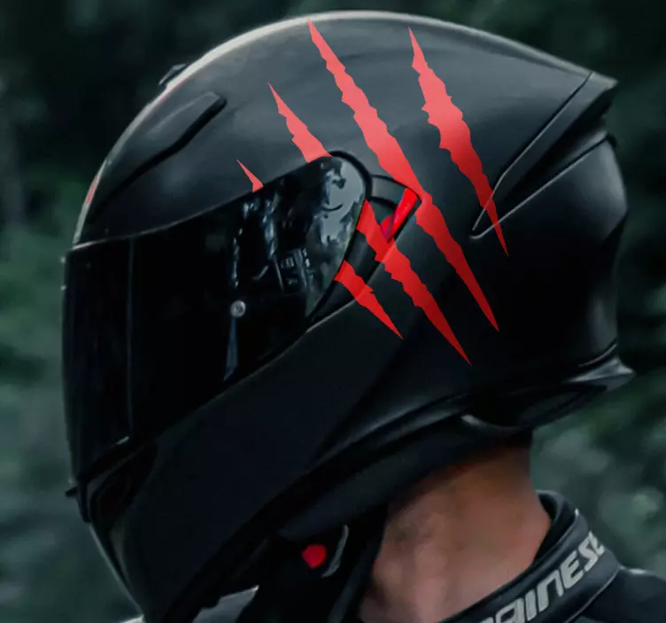 贴纸 摩托车贴纸 单色防刮头盔 - TenStickers