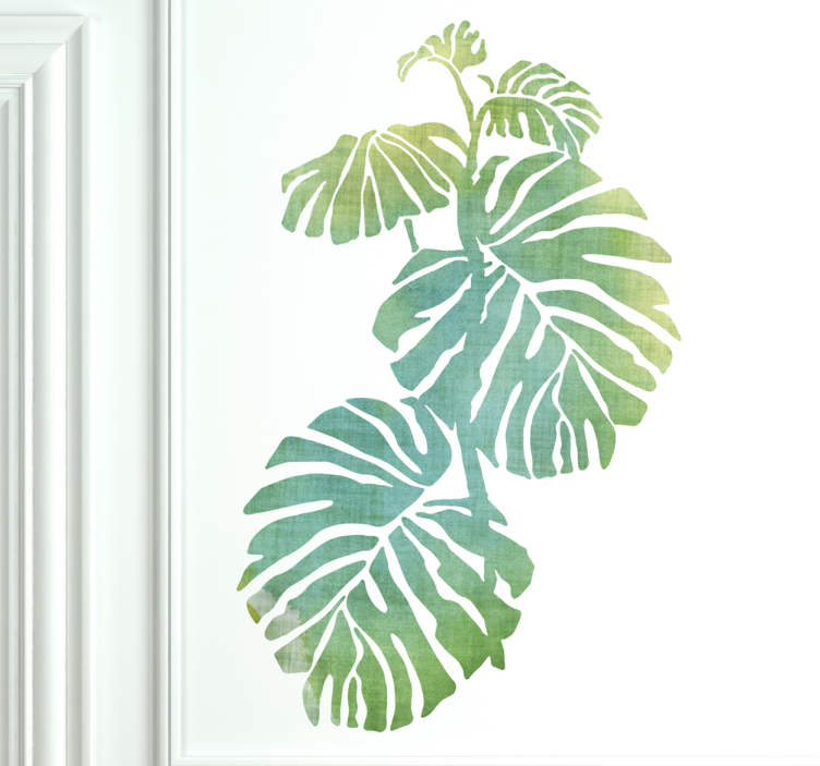 Monstera deliciosa墙贴纸 - TenStickers