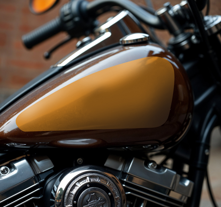 贴纸 摩托车贴纸 单色坦克 - TenStickers