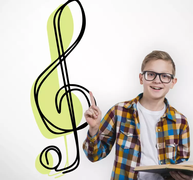 贴纸音乐符号装饰 - TenStickers