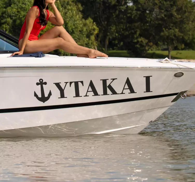 航海墙贴纸 名稱：錨繪圖中文：名稱：锚绘图 - TenStickers