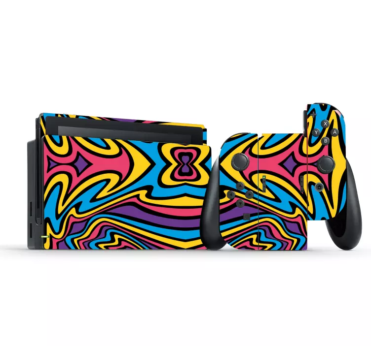 任天堂贴纸色彩斑斓的设计 - TenStickers