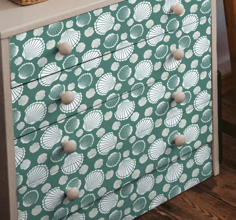 墙面贴纸壳印图案贴纸 - TenStickers