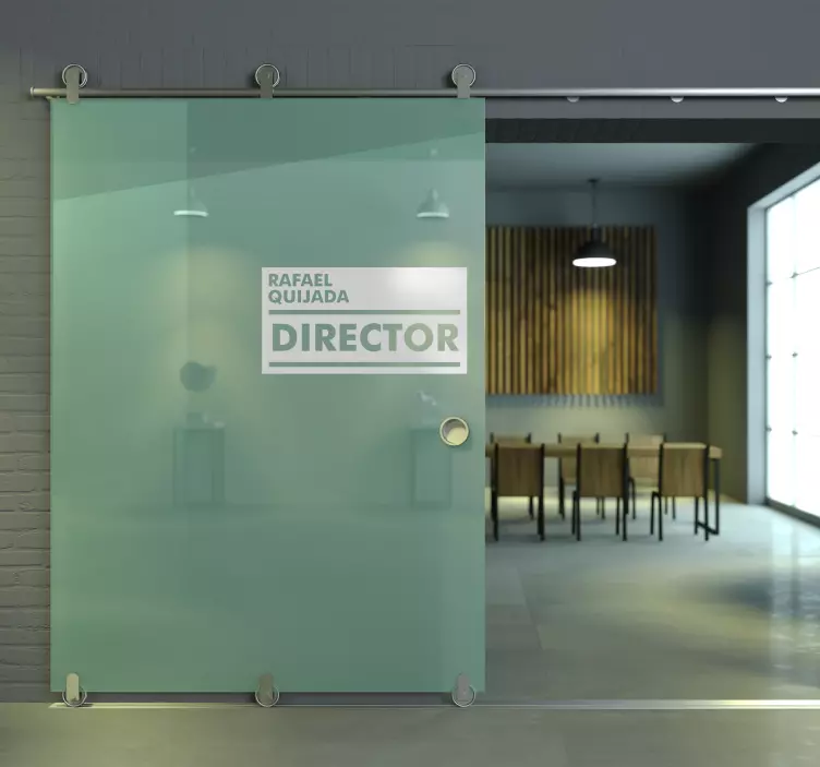 贴纸门贴 可定制货物 - TenStickers