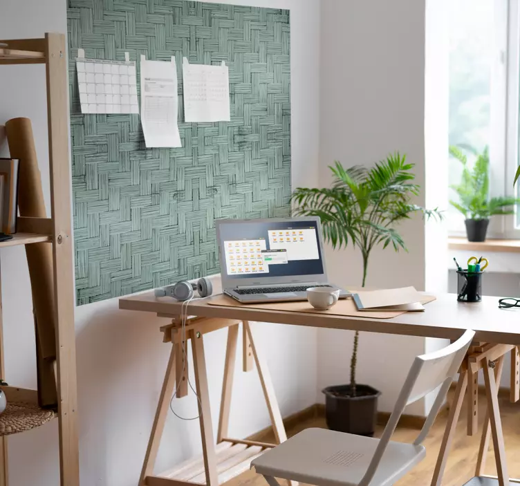 贴纸 办公室贴纸 织物纹理表面 - TenStickers