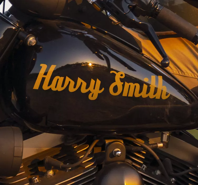 贴纸 个性贴纸 摩托车书法 - TenStickers