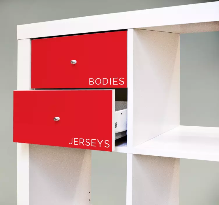 个性化的kallax绘制标签贴纸 - TenStickers