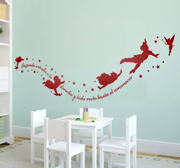 彼得潘日出童话故事贴图 - TenStickers