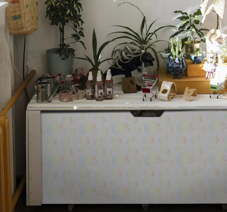 豪猪划线家具贴纸 - TenStickers