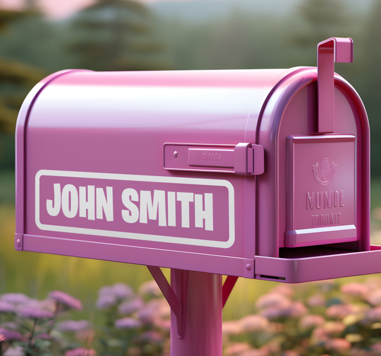 贴纸信箱 定制 1 英寸邮箱字母 - TenStickers