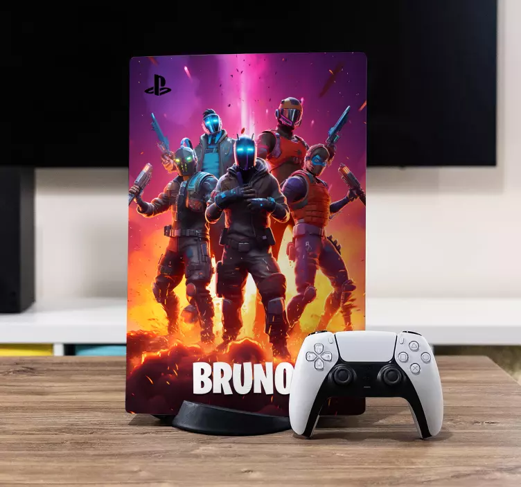 贴纸  Ps4 电子游戏战斗 - TenStickers