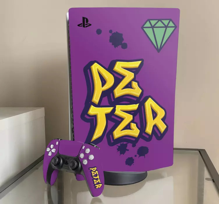 贴纸 ps4 游戏涂鸦名称 - TenStickers