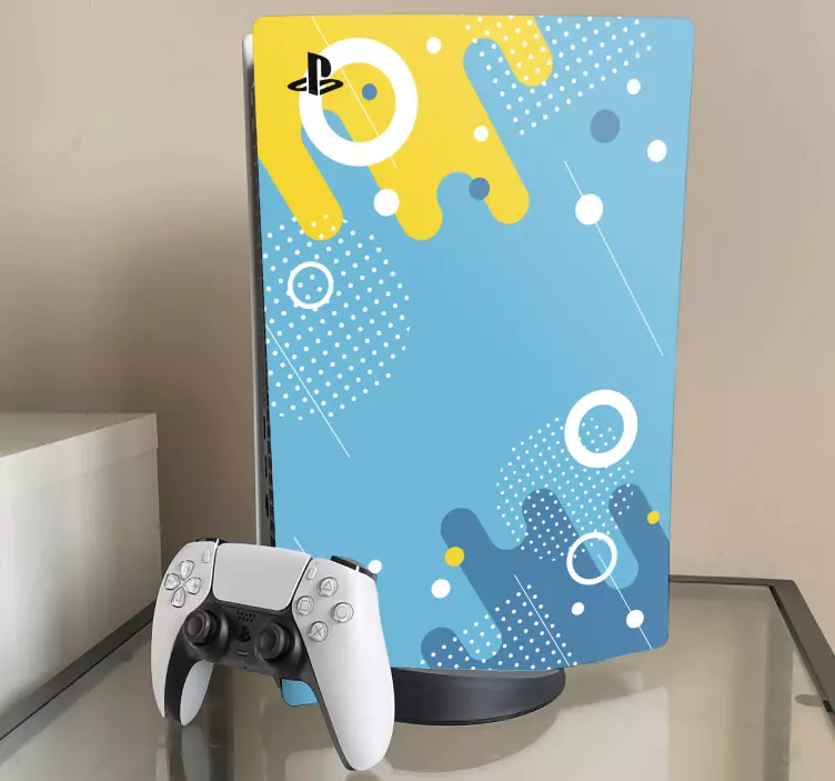 贴纸 ps4 充满活力的色彩爆发 - TenStickers