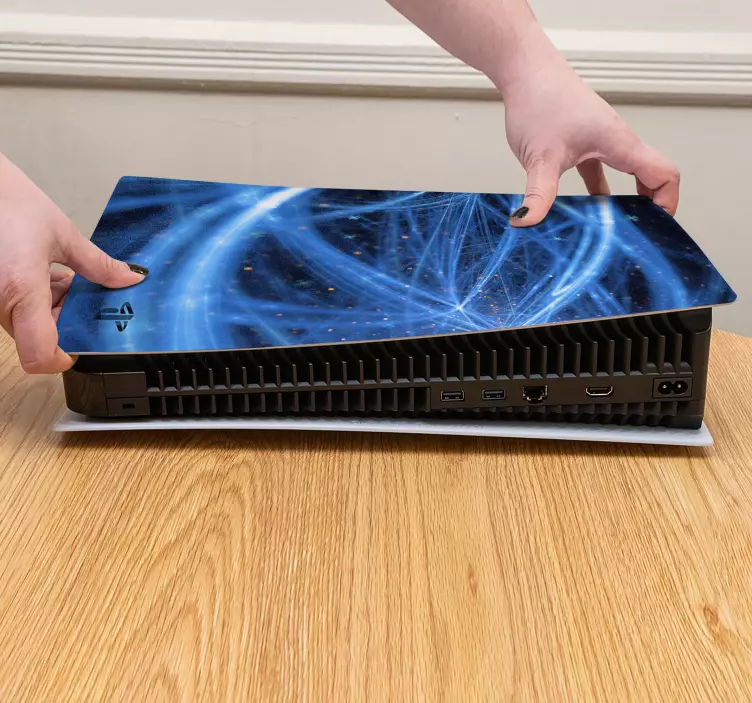 贴纸 ps4 神秘蓝色图案 - TenStickers