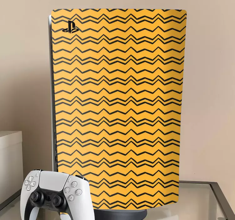 贴纸 ps4 波浪图案保护贴 - TenStickers