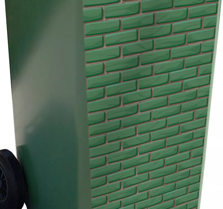 贴纸  容器 青砖图案 - TenStickers