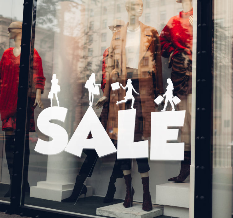 商业贴纸 商业销售标志 - TenStickers