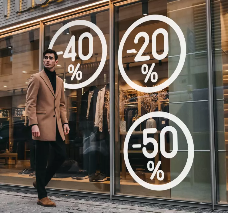 商业贴纸 下降圈 - TenStickers