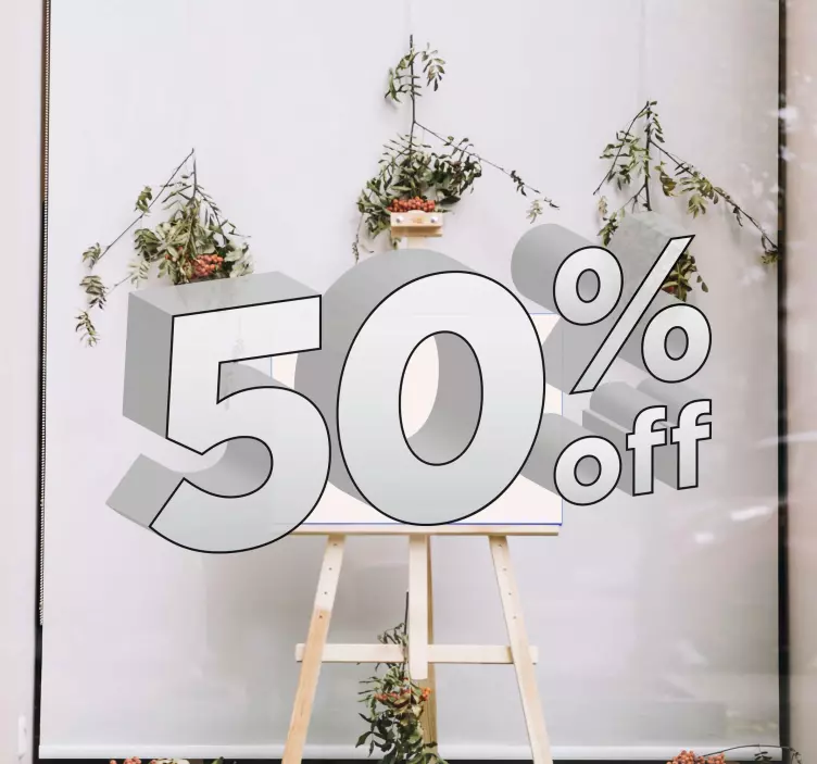 商业贴纸促销展示 - TenStickers